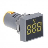 Indicator Light Voltmeter AD101-22VMS Square Shape