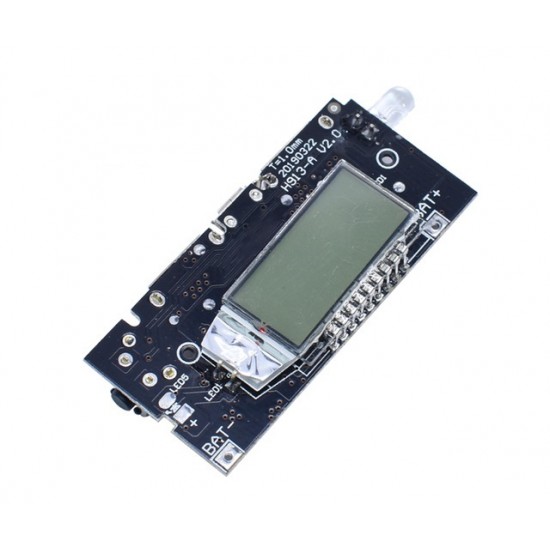 2.1A Mobile Power Bank 18650 Battery Charger Board Digital LCD Module (H913-A)
