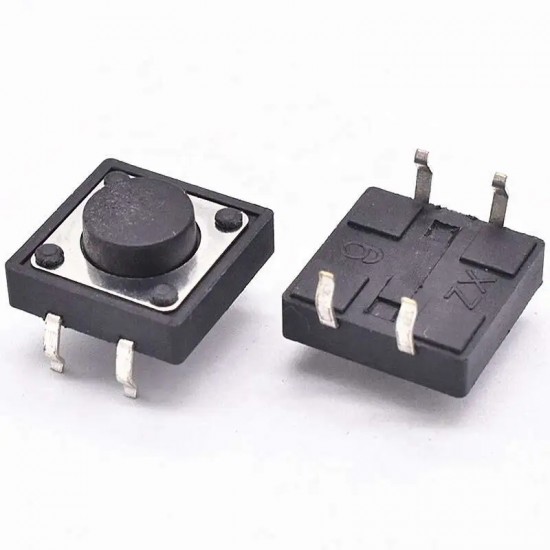 Tactile Push Button Switch 12x12mm 4Pin