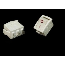 ON/OFF White Switch 2 Pins KC6A88 Dim:13*8mm