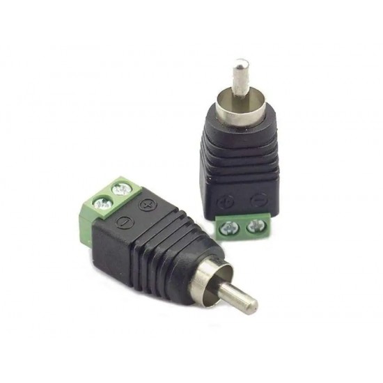Connectors RCA Male with Terminal Block
