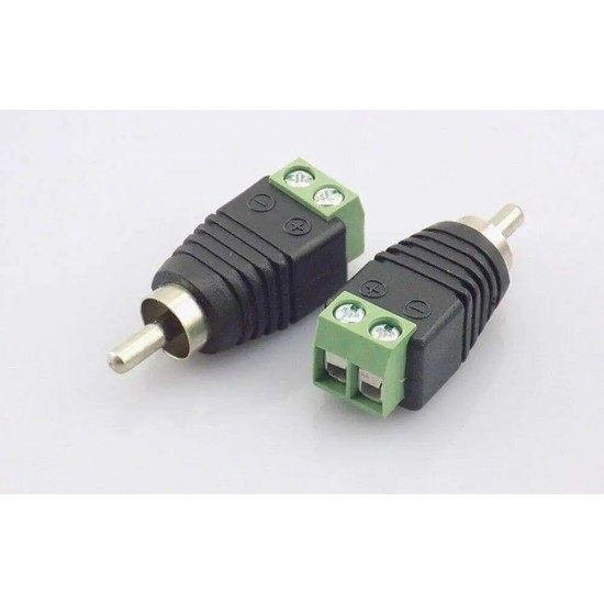Connectors RCA Male with Terminal Block