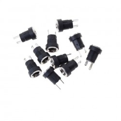 DC Power Connector Female Socket 2 Pin